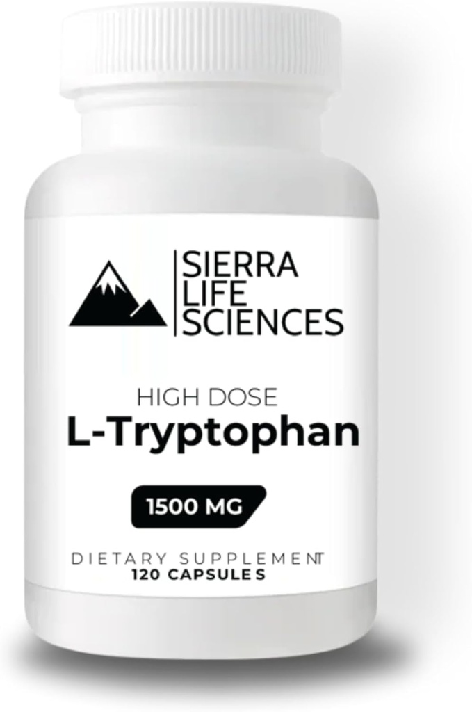 1500mg υψηλής δόσης L-Tryptophan Max σε Easy-to-Swallow κάψουλες 
