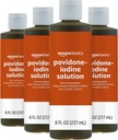 Temeller İlk Yardım Antiseptic, 10% Povidone Iodine Çözüm, 8 Fl Oz, 4 Paket
