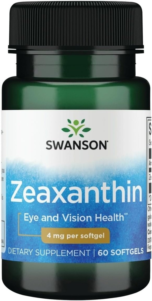 Swanson Zeaxanthin 4 Milligram 60 Sgels