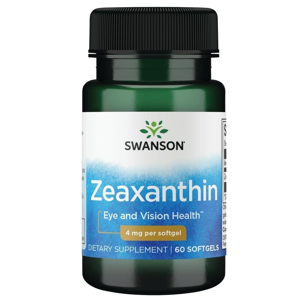 Swanson Zeaxanthin 4 Milligram 60 Sgels