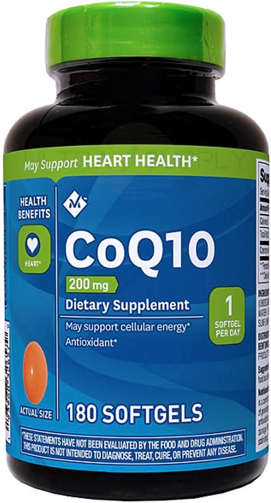 Μέλη Mark CoQ10 200 mg. (180 Count.)