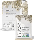 Truvani Vegan Pea Protein Toz | Vanilla | 20g Organik Bitki Temel Protein | Single Travel Packets | 10 Servisler | Keto | Gluten & Dairy Free | Low Carb | No Ek Olmayan Şeker