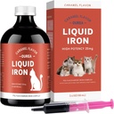 Kediler için Demir Supplements - Kedi Vitaminleri ile Anemi için Sıvı Demir, Demir Seviyeleri Destek, Kırmızı Hücreyi Geliştirmek, Cat Health ve Vitality in Cat Health, 3.4oz (100 ml)