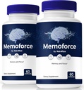 (2 Pack) Memo Force Pills, Unlock Your Full Potansiyel With Memo Force Capsules - Supports Memory, Focus & Concentration, For Balanced Health and Function, Resmi Memo Force Yorumlar (120 Capsules)