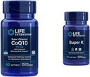 Life Extension Super Ubiquinol CoQ10 gelişmiş Mitochondrial Support & Super K, Vitamin K1, Vitamin K2 mk-7, Vitamin K2 mk-4