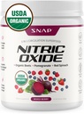 Snap Συμπληρώματα USDA οργανική σκόνη ρίζας τεύτλων, 3-σε-1 συμπλήρωμα οξειδίου του αζώτου, υποστήριξη υγιή πίεση του αίματος και κυκλοφορία του αίματος, 250g (μικτές μούρα)
