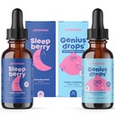 JoySpring SleepBerry Liquid Melatonin ve Genius Çocuklar için Smartberry Vanilla