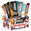 Anabar protein Bar, Örnekr Pack, Protein-Packed Candy Bar, Dünyanın En İyi Tasting Protein Bar, No Sugar Alkols, High protein, Amazingly Delicious, 20 Grams of Protein (6 Bars, Original Diversity)