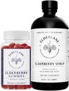 Elderlane Elderberry Syrup ve Yaşlı Gummies - Eski RD Naturals - Immune Support Supplement for Yetişkinler and Kids - 16.9 Oz Syrup ve 60ct Gummies
