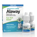 Alaway Antihistamin Eye Drops for Itchy Eyes, Fast-Acting, Up to 12 Saat Göz Itch Relief, Klinik Olarak Test Edilmiş Prescription-Strength Formula, 0.34 Fl Oz (Pack of 2)