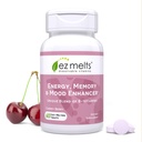 EZ Melts Dissolvable Energy, Memory ve Mood Advancedr, B-Vitamins, Sugar-Free, 2Month Supply - 1 Pack