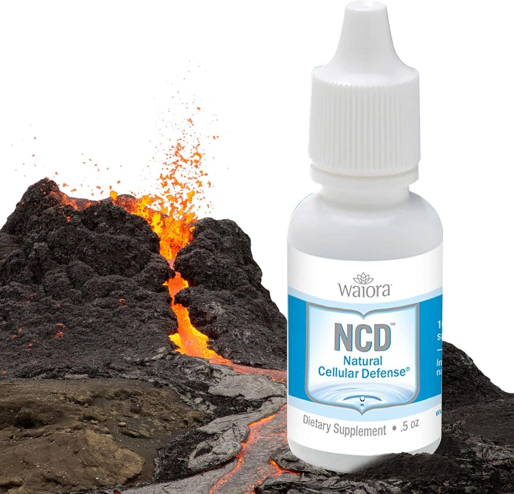 Waiora NCD aktif bir şekilde Sıvı Zeolit Drops, Doğal Vücut Temizliği ve Immune Desteği, Gıda/Drinkste Mix, Tüm Doğal, pH Dengesi - 4 (0.5 oz) Bott, 360 serv.