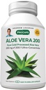 ANDREW LESSMAN Aloe Vera 200-180 κάψουλες - Παρέχει 200:1 Ultra-Concentrate της Aloe Vera, Καταπραϋντική Υποστήριξη για το Στομάχι και το Digestive Σύστημα, Δεν Πρόσθετα, Μικρό εύκολο να καταπιούν κάψουλες