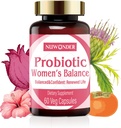 Prebiyotiks and Probiyotiks for Women – Vaginal Probiyotiks Meeting, Natural Prebiyotiks, Herbal Support, Feminine Health & Intimate Balance, Eliminate Vaginal Odors & PH Balance, 60 Capsules.