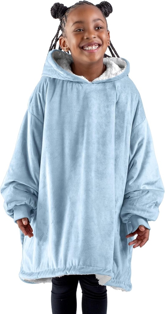 Κουβέρτα χωρίς ρόδες - Soft Plush Sherpa - Ζεστή και Cozy - Υπερμεγέθης φορητή κουβέρτα - Μεγέθη ενηλίκων & παιδιών