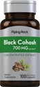 Piping Rock Black Cohosh Root Extract | 700 mg | 100 Capsules | Concentrated | Non-GMO, Gluten Free Supplement