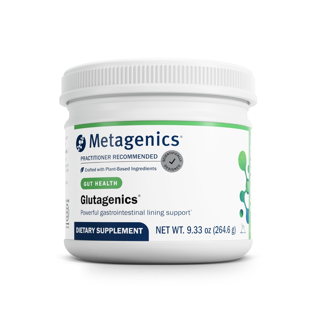 Metagenics Glutagenics - L-Glutamine with Deglycyrrhizinated Licorice (DGL) & Aloe Vera - Destekler Gut Health, Digestive Function & Immune System - Non-GMO, Gluten-Free Toz Supplement - 60 Hizmetler