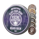 Viking Devrimi Clary Sage Beard Balm - Ayıd Butter with Argan Oil, Beard Softener for Men with Jojoba Oil - Beard Moisturizer for Men with Beeswax - Beard Wax for Men (2oz, 1 Pack)