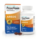 PreserVision AREDS Eye Vitamins, #1 Eye Doctor Συνιστάται Brand, πολυβιταμίνη με λουτεΐνη, Βιταμίνες C & E, ψευδάργυρος, και Συμπληρώματα χαλκού, 120 Softgels