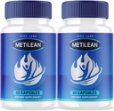 (2 Pack) Metilean Kilo Kayıp Tamam, Metilean Diteary Pills to Melt Stubborn Belly Fat, Metilean Advanced Formula to Lose Pounds, Metilean Pastillas Yorumlar (120 Capsules)