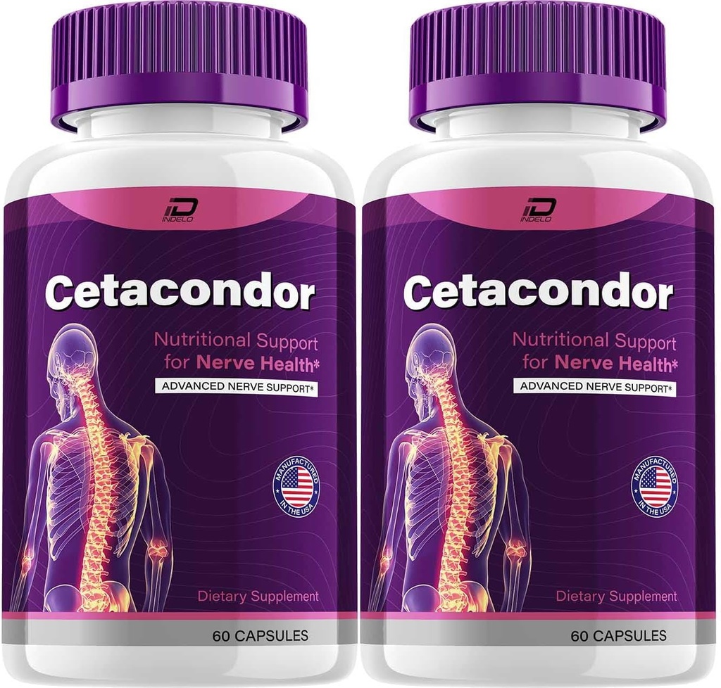 Cetacondor Health & Brain Support – Cetacondor Advanced Nootropic Formula All-Natural Focus Supplement Support Reviews (2 Pack - 120 Κάψουλες)