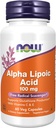NOW Foods Supplements, Alpha Lipoic Acid 100 mg with Vitamins C & E, Free Radical Scavenger*, 60 Veg Capsules
