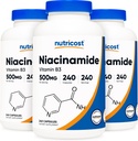Nutricost Νιακιναμίδη (Vitamin B3) 500mg, 240 Κάψουλες (3 φιάλες)