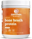 Zammex Pure Grass Fed Beef Bone Broth protein Toz,20g proteini, Hidrolyzed Collagen Supplement for Health Skin,Nails,Hair,Joints, Non-GMO,Gluten Free,Paleo & Keto Friendly, Great in Soupn