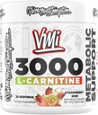 VMI Sports L-Carnitine 3000 Toz | 3000 mg L-Carnitine | Metabolic Desteği En Az Apsiyon Formula | Erkekler ve Kadınlar için Büyük Tadı | 30 Hizmetler (30 Hizmetler, Strawberry Kiwi)