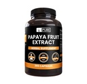 PURE ORIGINAL INGREDIENTS Papaya Extract (365 Capsules) No Magnesium Or Rice Fillers, Always Pure, Lab Verified