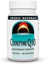 Source Naturals Coenzyme Q10 Antioxy Support 200 mg for Heart, Brain, Immunity, & Liver Support - 30 Softgels