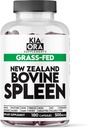 Grass Fed Bovine Spleen Supplement | Freeze-Dried, Desiccated Spleen Glandular – Destekler Immune Function & Blood Health – Ancestral Organ Capsules – 180ct