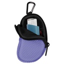 Neoprene Asthma Inhalereç, Koruyucu Portatif Seyahat Handy Holster, Carabiner Clip ve Meş Pocket Inside, Inhaler Not included (Case Only) (Violet)