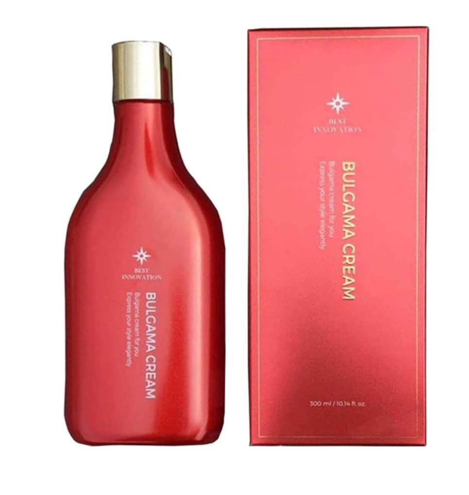 Genric Best Innovation Bulgama Kore Fat Yan Vücut Krem 300 ml/10.14 Fl oz, Red Red