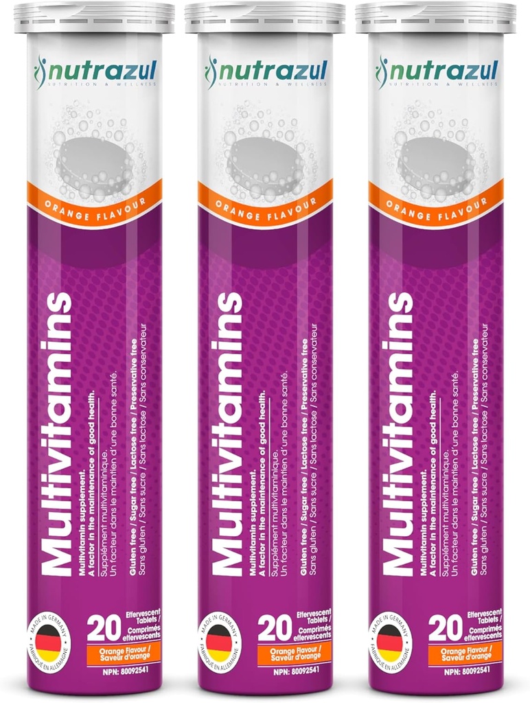 Πολυβιταμινούχα Αναβράζοντα Δισκία 