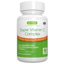 Igennus Υψηλή Απορρόφηση Super Vitamin C, Clean Label Pureway-C 1000mg, Vegan Vitamin C με Bioflavonoids, 60 Μερίδες, 24ωρη Δράση, Ανοσολογική Υγεία, Ενέργεια, Καρδιά & Εγκέφαλος