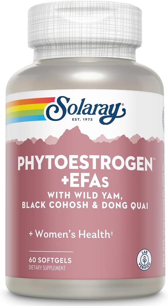 SOLARAY PhytoEstrogen Plus EFAs Εμμηνόπαυση Υποστήριξη 