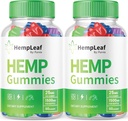 (2 Pack) Hemp Leaf Gummies - Resmi Formula - Hemp Extract, Advanced Strength Zen Performance Hemp, Zen Boost Hemp Gummies maksimum Güçlü, Zen Gummies (120 Gummies)