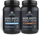 Antik Beslenme Kemik Broth Protein Toz, Çikolata, 40 Hizmet + Bone Broth Protein Toz, Vanilla, 40 Hizmetler