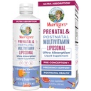 MaryRuth Organics Prenatal & Postnatal Multivitamin for Women | Sugar Free | Pre-Conception, Hamile & Hemşire | Prenatal Vitaminler | Vegan | Non-GMO | Gluten Free | 30 Servisler