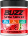 Sabah Buzz Energy Drink Toz - Enerji Boost Drink Mix - Sugar-Free Energy with Antioksis - Morning Kickstart and Sports Nutrition Endurance Ürün - 30 Hizmet, Sumelon, 8 Ounces, Watermelon, 8 Ounces