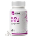 NERVE RENEW Advanced Nerve Support - 300mg Σταθεροποιημένο R-Alpha Lipoic Acid, Vitamin B Complex, Benfotiamine, Βότανα για γρήγορης δράσης υποστήριξη