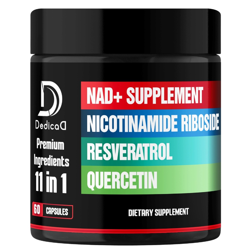 11in1 NAD συμπλήρωμα με Νικοτιναμίδιο Riboside, Quercetin, ρεσβερατρόλη και 8 Περισσότερα - 2 Μήνες Προμήθεια