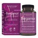 Reserveage Beauty Bergamot Cholesterol Support with Resveratrol - Cardiovascular Support & Heart Health - Vegan & Non-GMO - 30 Capsules (30 Hizmet)