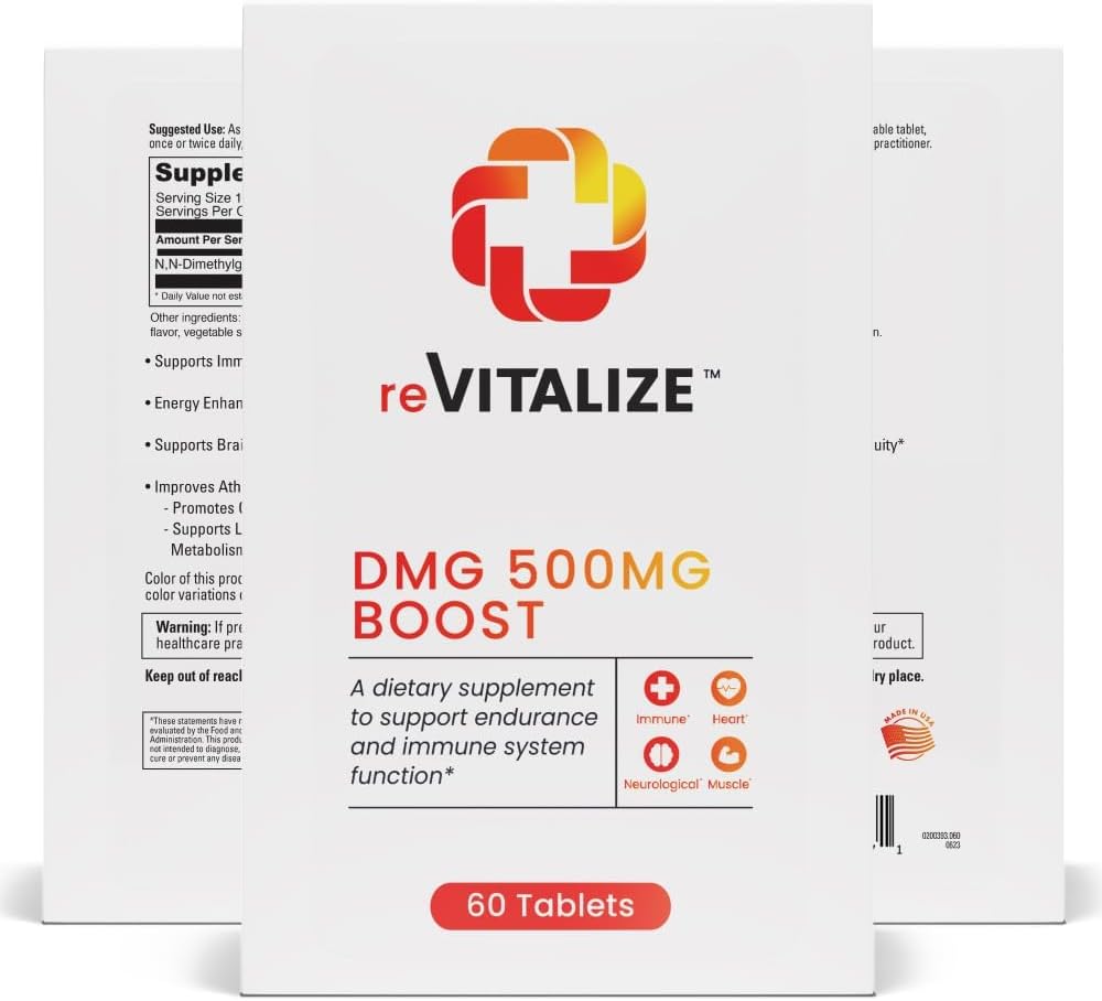 DMG Dimetilglycine 500 mg Nootropic Supplement - Supports Vitality, Boosts Immune Functions, Brain Support Supplement | The Neurology Functions and Aids in Athletic Recovery - 60 Hizmetler