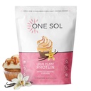 Bir Sol Lean Plant Protein Toz, Pea & Brown Rice Protein, Low Carb, Vegan Dostu - Gluten, Lactose, & Soy Free - Hayır Ek Olmayan Şeker, Non-GMO, Temiz Beslenme, Bloating (Vanilla Caramel Cupcake)