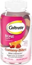 Caltrate Gummy Bites 500 mguba ve Vitamin D Supplement, Black Cherry, Strawberry, Orange - 100 Count