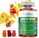 Çocuklar için Çok B Vitamini - B-Complex B6 B12 B9 (Folate) B5 (Pantothenic Acid), A, C, D, E, çinko, Iodine, Inositol – Enerji, Nervous System, Immunity Support Support