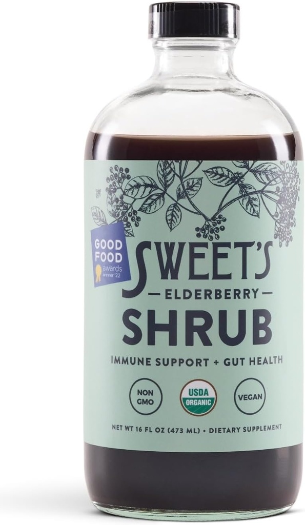 Sweet's Elderberry Organic Shrub 