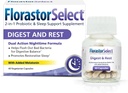 Florastor Probiyotik Digest and Rest, Saccharomyces Boulardii Probiyotiks with Melatonin (4mg), Natural Sleep Aid + Digestive Support, 40 Capsules